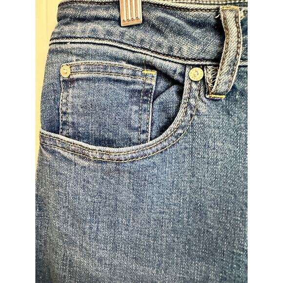 Free People Button Fly Straight leg Fray Style 6185-16515125 Size 31 - Picture 5 of 9